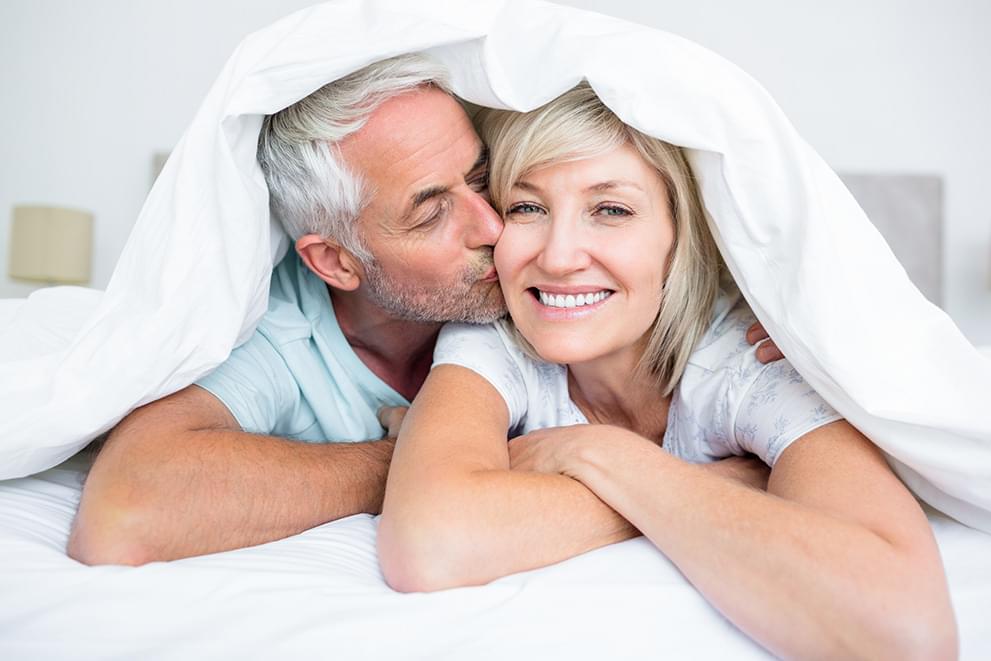 Couple in bed